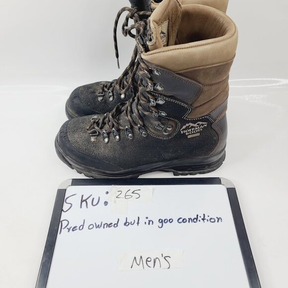 Hoofman Men's Brown Black 8'' Armor Pro Leather Vibram Ankle Hunting Boots Sz 7 - Picture 7 of 7